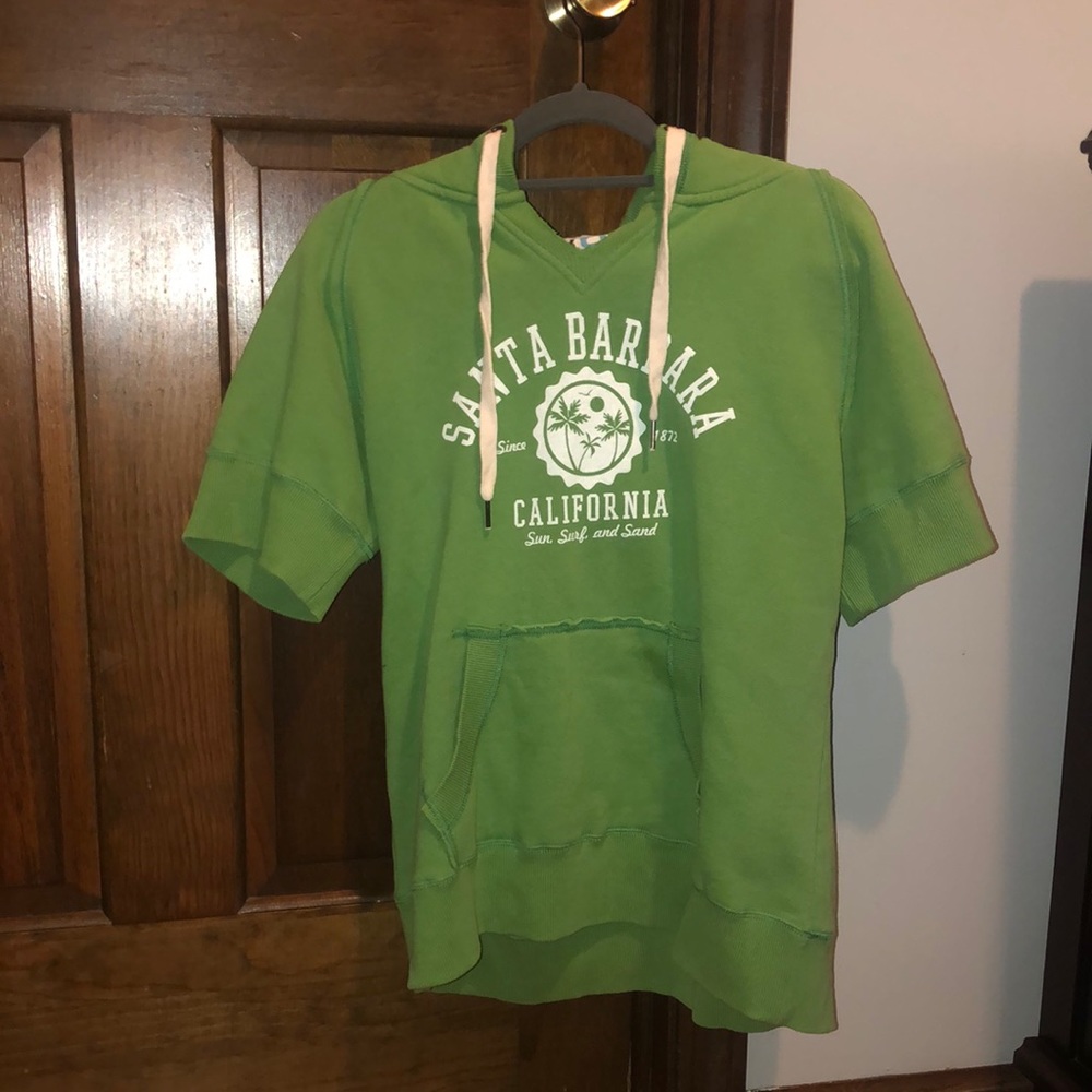 “Santa Barbara” short sleeves hoodie